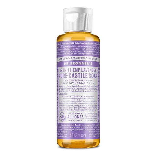 Jabón líquido Dr. Bronner's Pure-Castile Lavender 118 ml