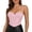 Pink, variant on AVRNLIQ Womens Floral Lace Spaghetti Strap Corset Top Bustier Crop Cami Army Green,Size S