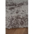 thumbnail image 3 of Linon Faux Lamb Skin Hand Tufted Polyester 3'6"x5'6" Rug in Gray, 3 of 6