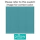 Pillow Perfect 507002 Forsyth Turquoise 18,5 Pouces Coussin (Lot de 2) – image 2 sur 2