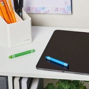 onn. Crayon Tablet Styluses Touch Pen with Soft Silicone Tip, 2 Count Pack - Blue and Green