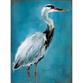 thumbnail image 2 of Robinson, Carol 15x18 Black Ornate Wood Framed with Double Matting Museum Art Print Titled - Great Blue Heron I, 2 of 4