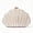 Apricot, variant on Women's Pleated Shell Clutch Bag Evening Handbag with Metal Frame for Party Wedding