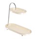 thumbnail image 4 of Organizador de baño jinwen 2 capas estante de almacenamiento decorativo con plata, 4 of 8