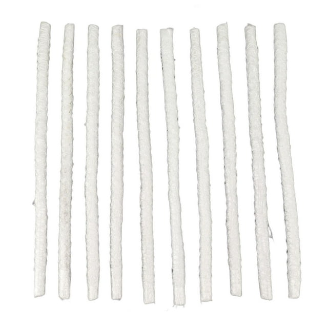 Lot de 10 mèches de rechange pour torche Tiki, 35 cm, en fibre de verre, pour éclairage de terrasse et de jardin