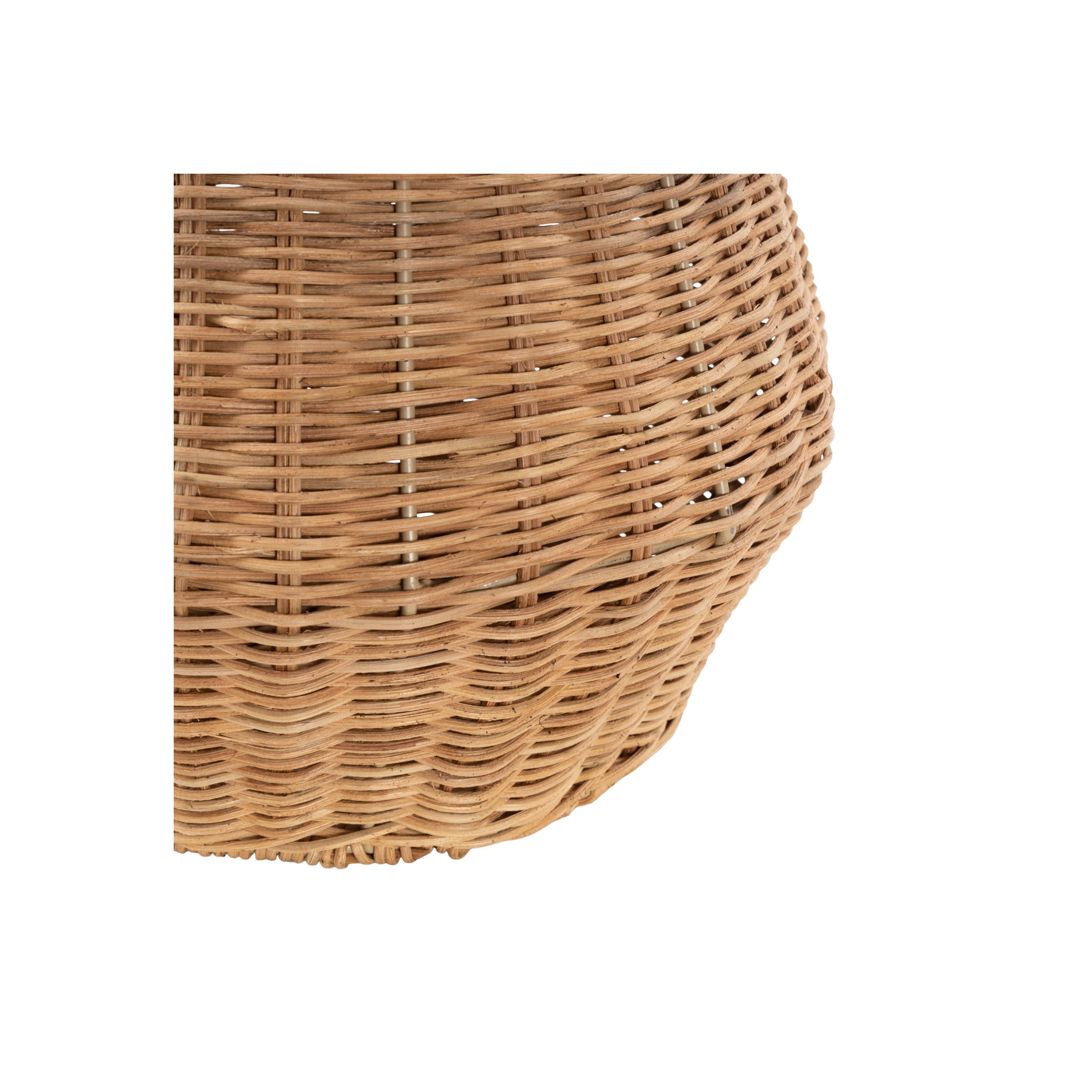 DecMode 24" Handmade Wrapped Brown Seagrass Vase