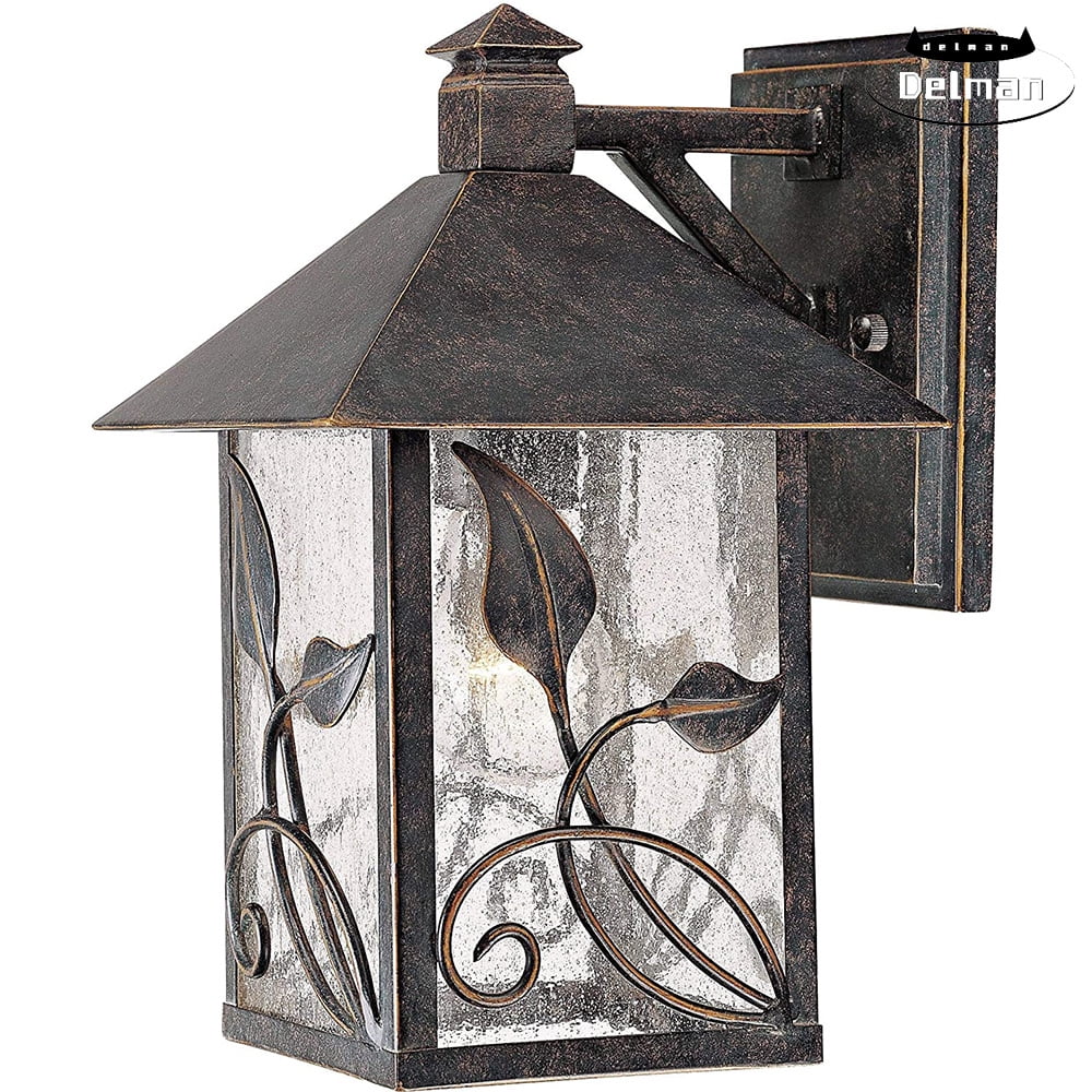 French Garden Rustic Outdoor Wall Light Fixture - Walmart.com