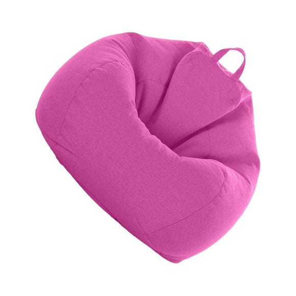 Thinsony Cloth Puff Sofa - Chic And Comfortable Seating For Living Room Stylish Chair Cover Lazy Sofa Chair Bag Beanbag rose 1Set
