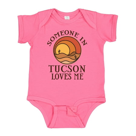 

Inktastic Someone in Tucson Arizona Loves Me Gift Baby Boy or Baby Girl Bodysuit