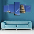 thumbnail image 4 of TISHIRON 5PCS Framed Canvas Wall Art Set,50"x24"Leaning Tower in Pisa Canvas Art Decor, 4 of 7