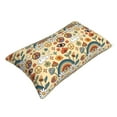thumbnail image 3 of Kll Mushrooms And Rainbows Peace Pillow Covers Envelope Closure,Super Soft And Cozy Fuzzy Fleece Pillow Case Cover 16"X24", 3 of 9