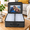 Black/Clear-4" x 6" - 18 Cases, variant on Fireproof Photo Storage Box, Black/Clear, 4" x 6" - 16 Cases, Collapsible Portable Container with Lock