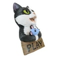 thumbnail image 2 of Whimsical Crazy For Cats Feline Kitty Black Cat Play Door Or Wall Hanging Sign, 2 of 10