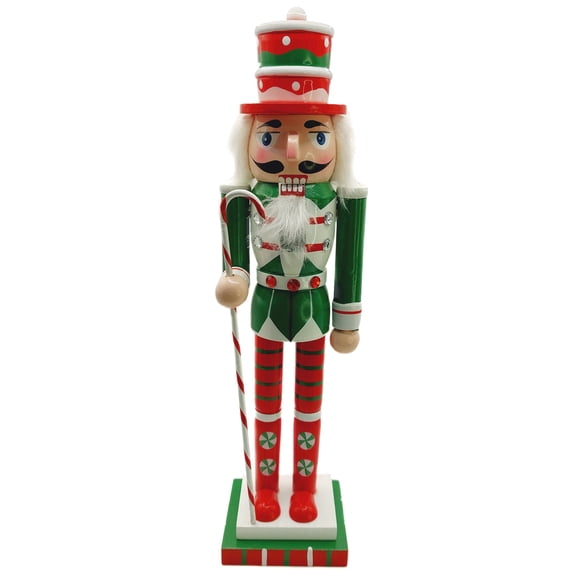 Wizardi Classic Wooden Festive Decoration - Christmas Nutcracker F07M14-31-N01702C