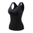 thumbnail image 4 of Tank Top for Women with Built In Bra 2 In 1 Breathable Vintage Yoga Shirt Activewear Gym Sports Wirefree Support Sleeping Traveling Cami Undershirt, 4 of 4