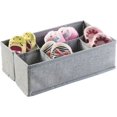 thumbnail image 4 of Caja de almacenamiento para niños (juego de 3) - cesta de almacenamiento de polipropileno con 8 compartimentos para calcetines, baberos, etc. - también como caja de almacenamiento para juguetes, 4 of 5