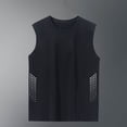 thumbnail image 6 of Cmfcve Mens Side Mesh Workout Tank Big & Tall Regular Fit Crewneck T Shirts Sleeveless Gym Muscle Tee with Ventilation, 6 of 6