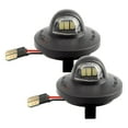 thumbnail image 2 of Chrome White LED License Plate Tag Light Lamps Compatible with 1999-2016 Ford F150 F250 F350, 2 of 12