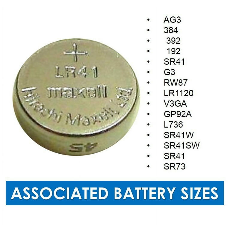 LR41 Battery AG3 392 384 192 Battery 1.5V Button Coin Cell Batteries