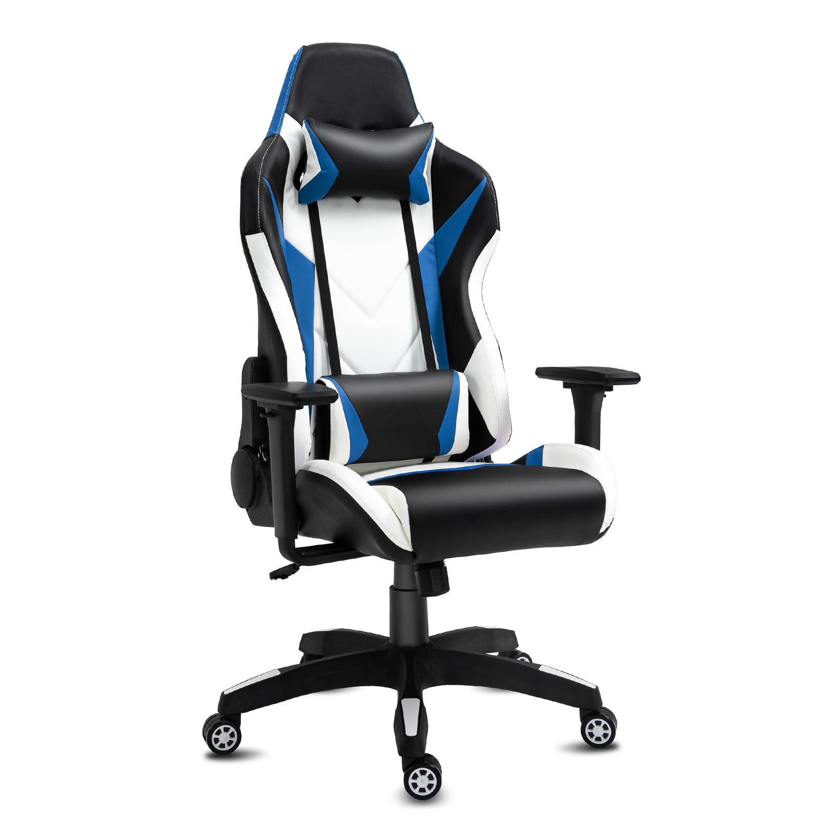 Gaming Chair Ergonomic Adjustable Armrest Swivel Recliner Office Racer Chair 