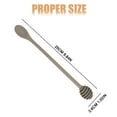thumbnail image 3 of Silicone Nylon Mixing Spoon 25cm Long Handle Non Scratch Kitchen Utensil Heat Resistant Spoon For Stirring Tea Mixing Ingredients And Baking Needs Dishwasher Safe Cooking Tool With Comfortable Grip, 3 of 8