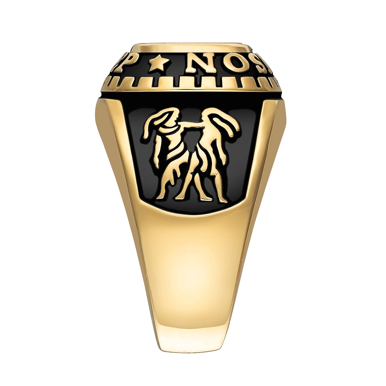 Order Now for 2025 Graduation, Freestyle Women's Class Ring - Onyx, Carnelian, Lapis, Mother of Pearl Genuine Stone Sterling Silver, Personalized, High School or College Graduation
