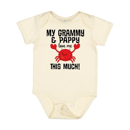 

Inktastic Grammy and Pappy Love Me Outfit Gift Baby Boy or Baby Girl Bodysuit