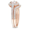 thumbnail image 3 of Everly Women's Diamond 10k Rose Gold Bridal Set, 3 of 7
