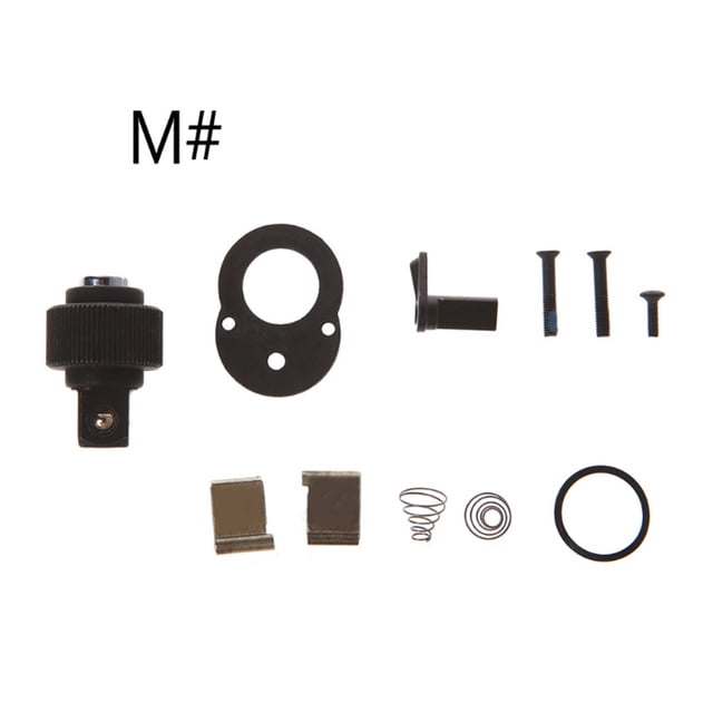 Lefu Ratchet Socket Wrench Repair Kit 1/4'' 3/8'' 1/2'' 72 Teeth 11 Pieces
