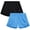 Black Blue Crush, variant on Girls Dolphin Athletic Shorts Breathable Mesh Gym Activewear 2 Pack