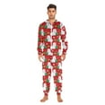 thumbnail image 6 of joogoo Unicorns Christmas Tree Unisex Adults Onesies Pajamas Jumpsuits L, 6 of 7