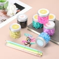 thumbnail image 6 of Uxcell 140 Pcs Rubber Band Stretchable Rubber Elastic Band Colored Spots 25mm x 4mm Hair Rubber Bands for Home Office, Rose Pink, 6 of 6