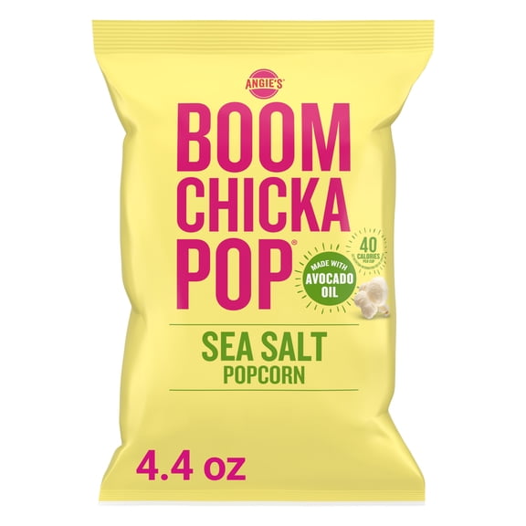 Angie's BOOMCHICKAPOP Sea Salt Popcorn, 4.4 oz.