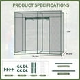 thumbnail image 2 of NAIZEA Walk-in Mesh Crop Cage with Zippered Door, Plant Protection Tent for Garden Plants, Vegetables, Flowers, 2 of 10