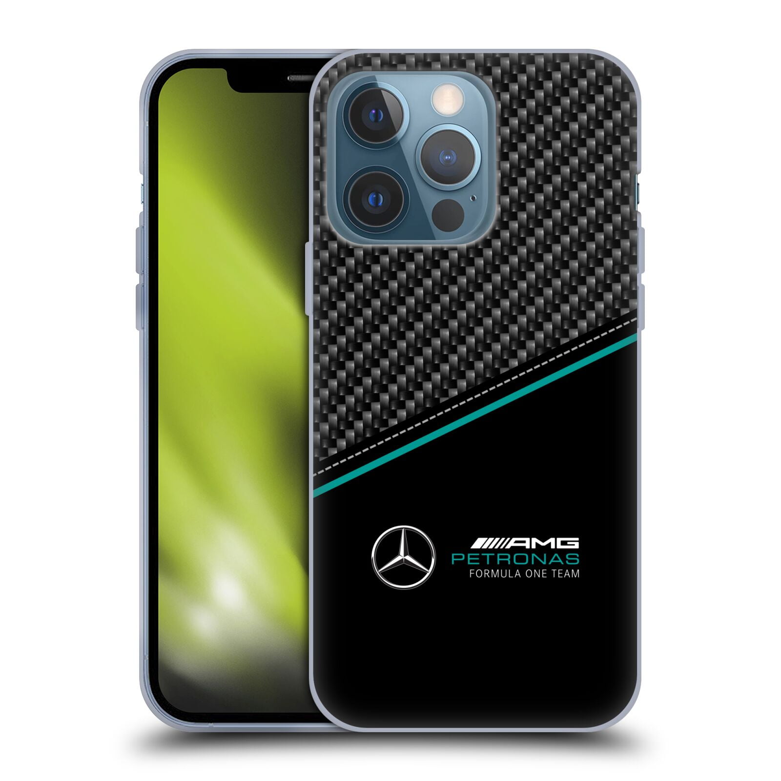 Head Case Designs Officially Licensed Mercedes-AMG Petronas F1 Team Logo  Carbon Fiber Soft Gel Case Compatible with Apple iPhone 13 Pro - Walmart.com