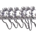 thumbnail image 3 of Collar 12 bolas de ducha de níquel satinado pulido, 5 bolas de rodillo, anillos de cortina, ganchos Wdftyju Libre de BPA, 3 of 3