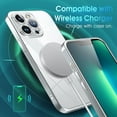 thumbnail image 6 of Crystal Clear Case for iPhone 13 Pro, [Not Yellowing] [Camera Protection] [ Grade Drop Tested] Transparent Shockproof Protective Phone Case Soft Silicone Slim Cover, 6.1 inch, Silver, 6 of 17