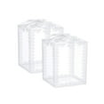 thumbnail image 3 of Clear Candy Boxes, 20 Pack Transparent Treat Boxes with Heart Lace Design and Ribbon, Square Plastic Favor Boxes for Wedding, Baby Shower, Party Supplies, 2.36x2.36 inch, 3 of 7