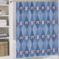 thumbnail image 4 of Princess Girl Cute Bow 4 Pcs Shower Curtain Set with Rug Bathroom Sets with Waterproof Fabric And Non-Slip Rugs Toilet Lid Cover Bath Mat Decor with Hooks, 4 of 7