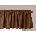 thumbnail image 2 of Aiking Home Pure 100% Faux Linen Window Valance - Size 56 inch x 16 inch, Brown, 2 of 5