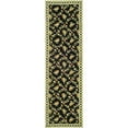 thumbnail image 4 of SAFAVIEH Chelsea Candelario Floral Wool Area Rug, Black/Ivory, 8' x 8' Round, 4 of 8