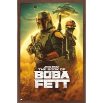 Star Wars: The Book of Boba Fett - Key Art Wall Poster, 14.725" x 22.375", Framed