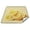 Lemon Slices Drawning, variant on Outdoor Blanket For Camping Water Proof Quilted Picnic Mat 78'x78' Light Blue Background