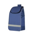 thumbnail image 3 of Bolsa de repuesto para carrito de compras plegable, organizador de almacenamiento, carrito de compras, carrito de uso general para el hogar, camping Azul, 3 of 8