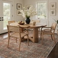 thumbnail image 3 of KUETH Area Rug 3x5 Machine Washable Vintage Distressed Print Thin Chenille Bedroom Living Room Accent Rug, Low Pile Lightweight Non Slip with Gripper, 3 of 9