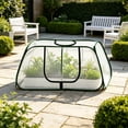 thumbnail image 4 of Cififendec Heavy Duty Mesh Plant Protection Tent, 45.28"×21.65", Breathable Shade Cover for Seedling Cultivation, Outdoor Garden Plant Guard, Courtyard Gardening Tool, 4 of 6