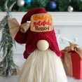 thumbnail image 5 of Adorno navideño de enano para escritorio | Decoración navideña de plástico rojo | Figura festiva de 27 x 11 x 7 cm | Decoración navideña que ahorra espacio para la oficina y el hogar, 5 of 5