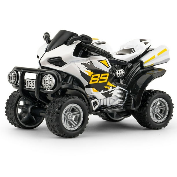 Rapeiae Puzzle Alloy Toy Car Mini Off-road Motorcycle Model Ornament Gift