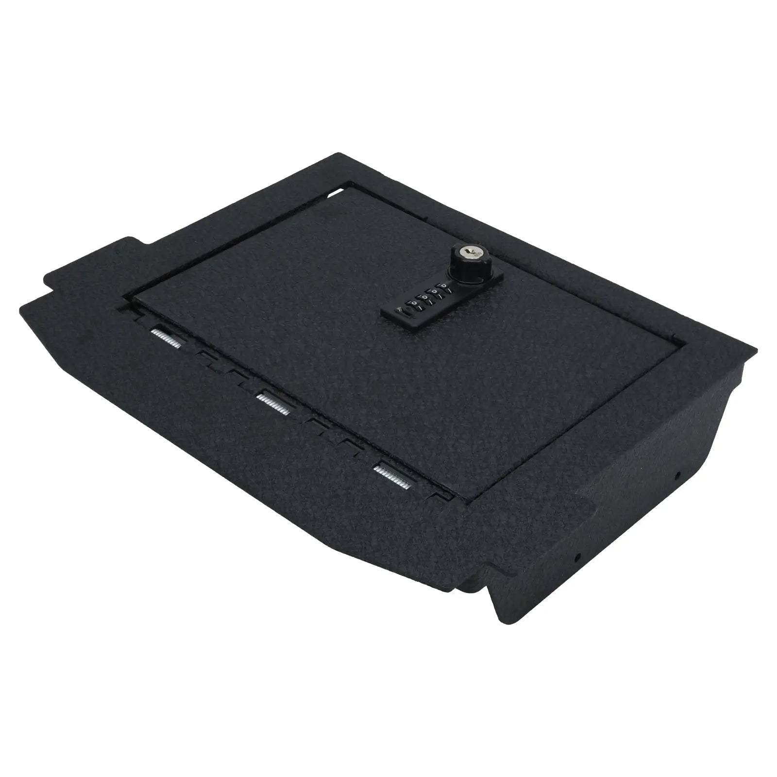 Center Console Safe Gun Safe, WASAI Premium In-vehicle Console Gun Vault Lockbox Compatible with Dodge Ram TRX 2021-2024, for Dodge Ram Rebel GT 2022-2024 4-digit lock with key.