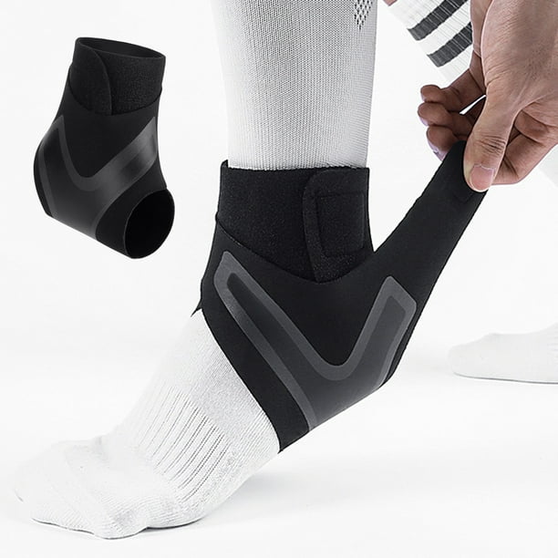 Tobillera ajustable para deportes y recuperación | Manga de compresión para hombre y mujer | Alivio para esguinces, tendinitis y dolor de Aquiles | Correr, baloncesto, fútbol, senderismo y fitness